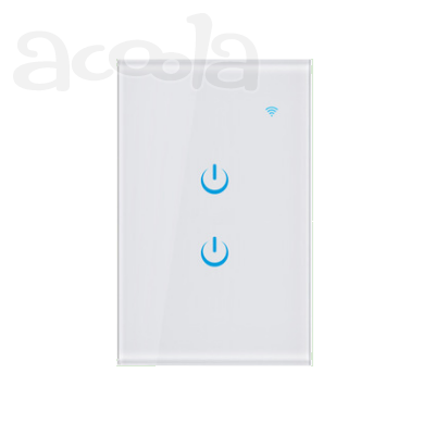 Умный Wi-Fi выключатель Smart Electronics на две зоны