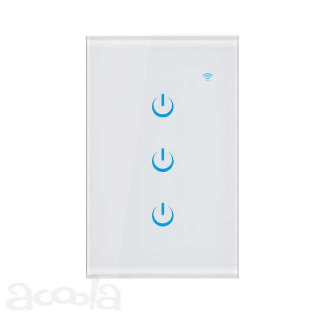 Умный Wi-Fi выключатель Smart Electronics на три зоны